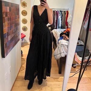 VM Black Wide Leg Jumpsuit